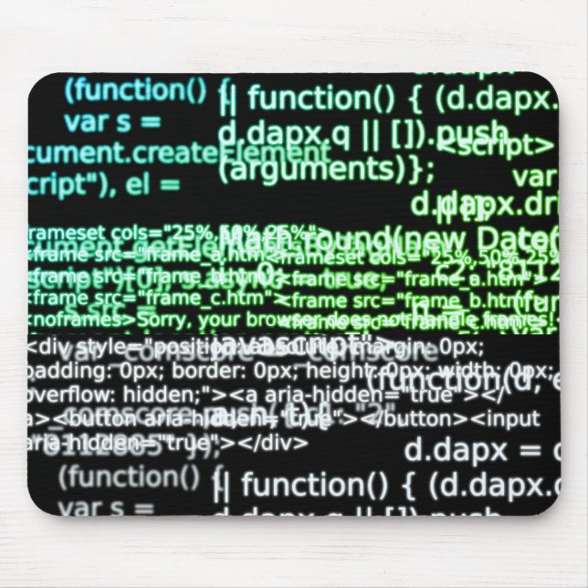 Tapis De Souris Code HTML v1 (Devant)