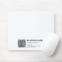 Code QR d'entreprise & Texte Rétro-Moderne Modifia