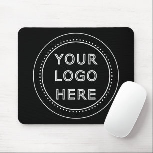 Tapis De Souris Code QR noir élégant et épuré