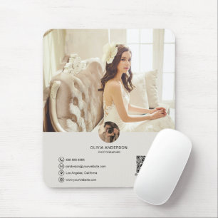 Tapis De Souris Code QR personnalisé pour entreprise de photos