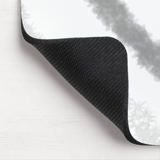 Tapis De Souris Code QR personnalisé simple ajouter votre nom logo (Coin)