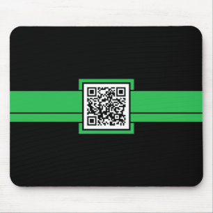 Tapis De Souris code QR professionnel : ruban vert