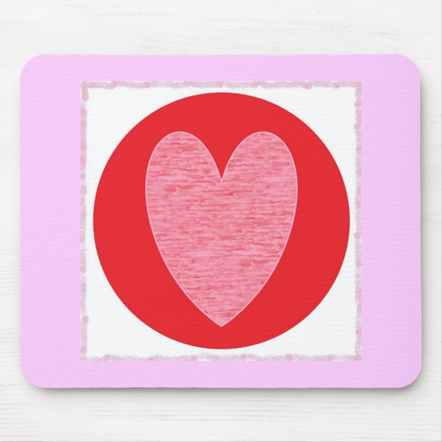Tapis De Souris Coeur 3 (Devant)