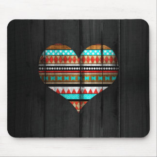 Tapis De Souris Coeur aztèque