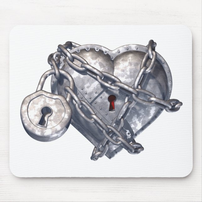 Tapis De Souris Coeur blindé (Devant)