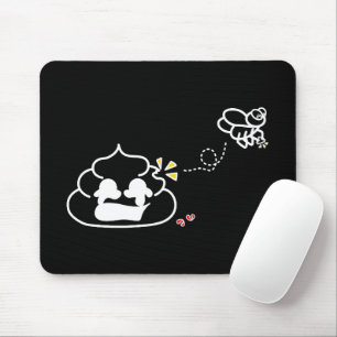 Tapis De Souris Coeur brisé Poop - Brootsch le PooPoo