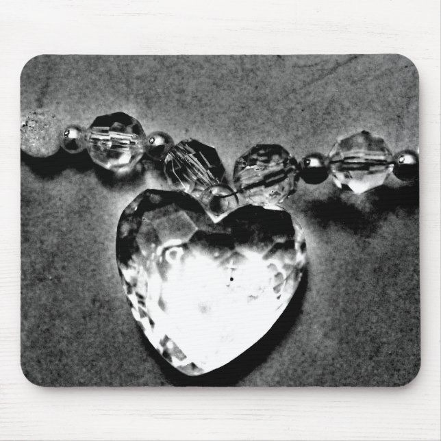 Tapis De Souris Coeur cristal (Devant)