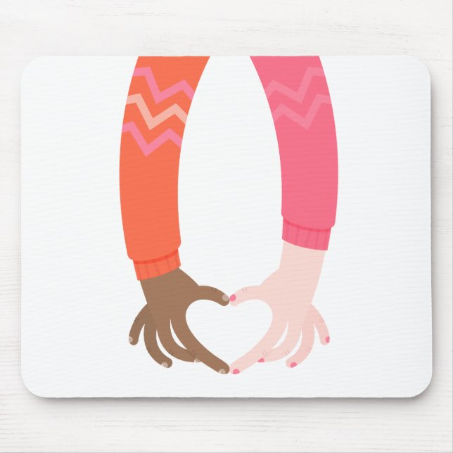 Tapis De Souris Coeur d'amour (Devant)