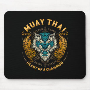 Tapis De Souris Cœur de champion - Kickboxing et Muay Thai Ang