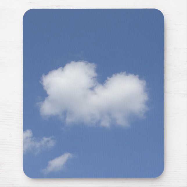 Tapis De Souris Cœur de nuage  (Devant)