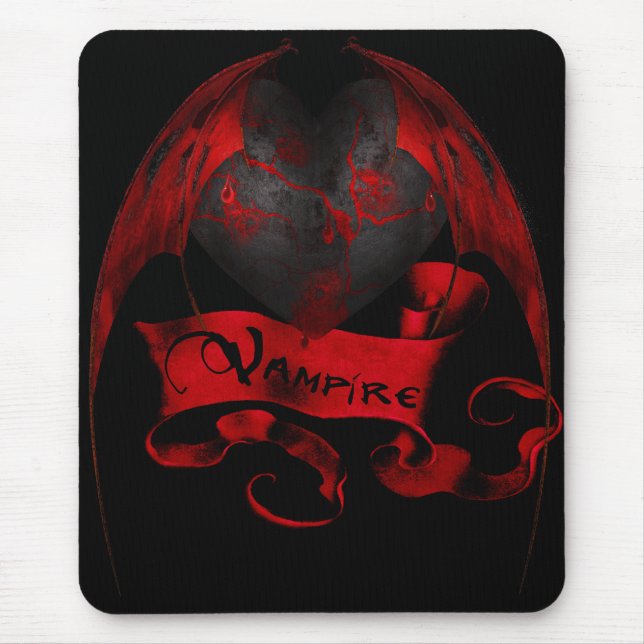 Tapis De Souris Coeur de vampire (Devant)