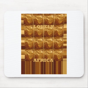 Tapis De Souris Coeur d'or de l'Afrique