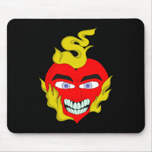 Tapis De Souris Coeur flamboyant