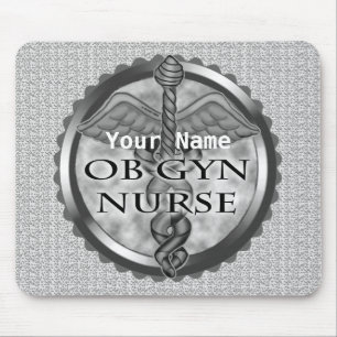 Tapis De Souris Coeur gris ObGyn Nurse