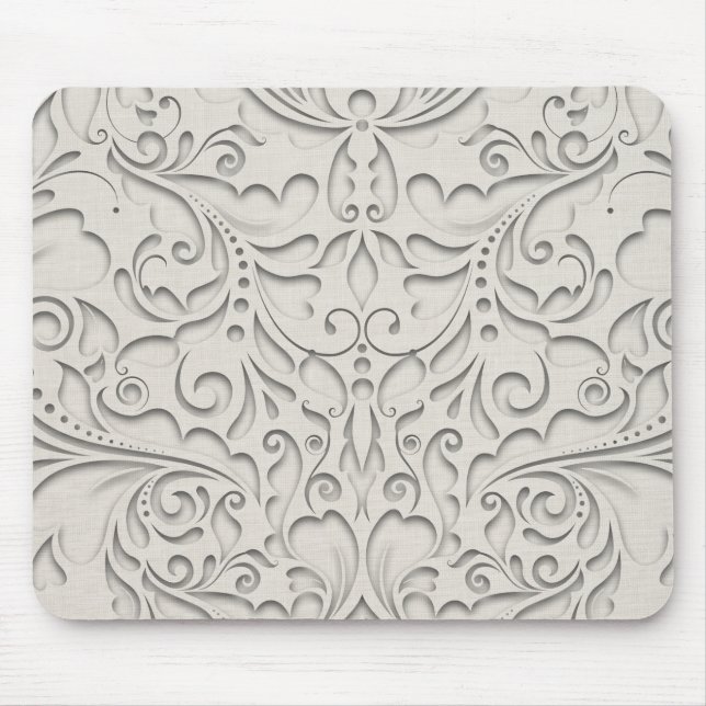 Tapis De Souris Coeur naturel chic (Devant)