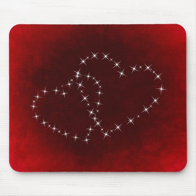 Tapis De Souris Coeur pétillant (Devant)