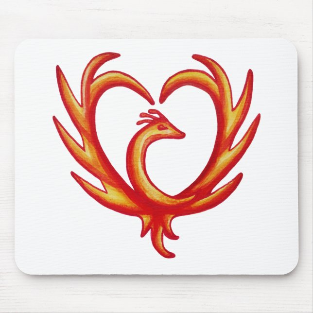 Tapis De Souris Coeur Phoenix (Devant)