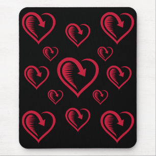 Tapis De Souris Coeur pointu -