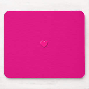 Tapis De Souris Coeur rose Mausepad