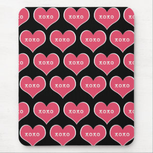 Tapis De Souris Coeur rose XOXO Mousepad