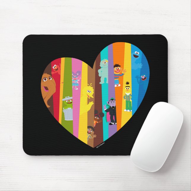 Tapis De Souris Cœur Unis (Avec souris)