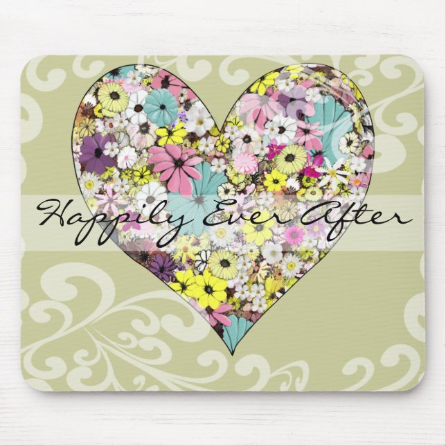Tapis De Souris Coeurs (Devant)