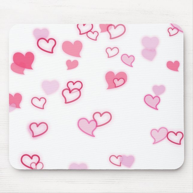 Tapis De Souris Coeurs (Devant)