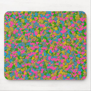 Tapis De Souris Coeurs Confetti