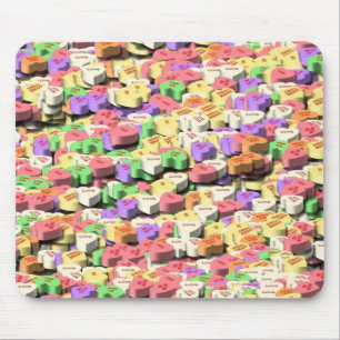 Tapis De Souris Coeurs de bonbons
