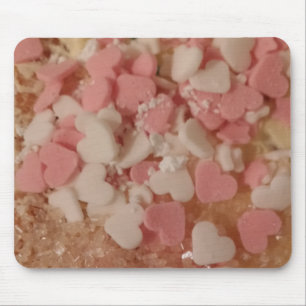Tapis De Souris Coeurs de Saint-Valentin rose, Décoration de gâtea