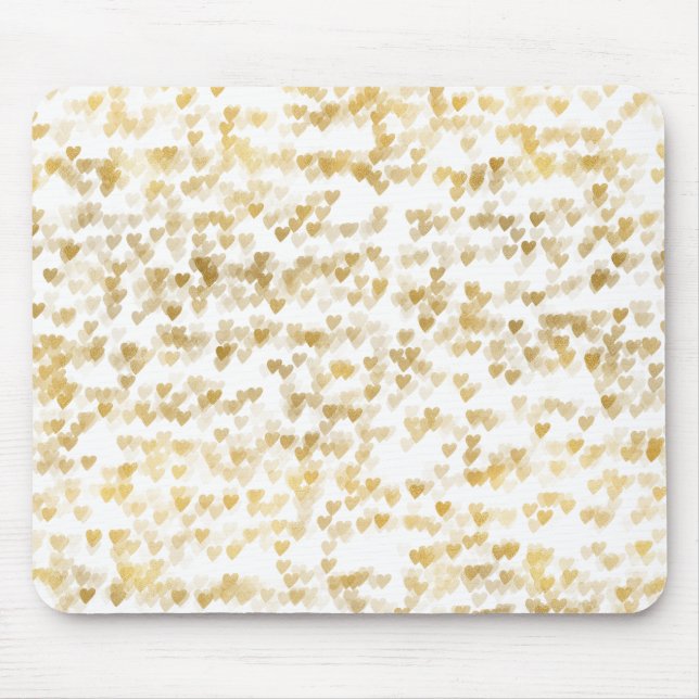 Tapis De Souris Coeurs d'or (Devant)