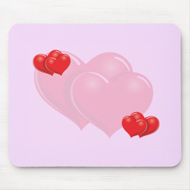 Tapis De Souris Coeurs lourds (Devant)