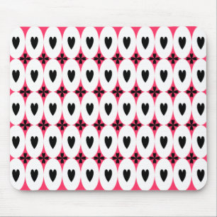 Tapis De Souris Coeurs ovales personnalisables