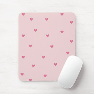Tapis De Souris Cœurs roses motif sans couture – Saint-Valentin mi