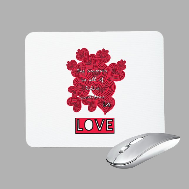 Tapis De Souris Cœurs rouges (Créateur téléchargé)