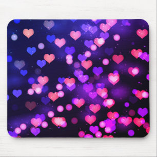 Tapis De Souris Coeurs tombants amour pavé souris