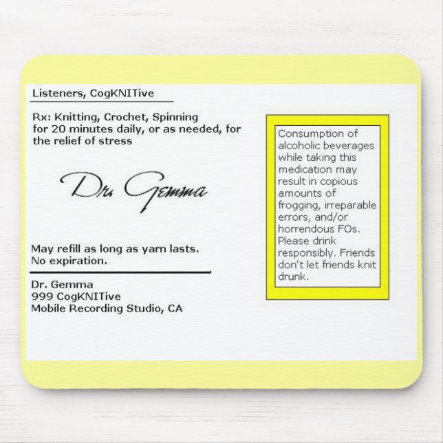 Tapis De Souris CogKNITive RX (Devant)