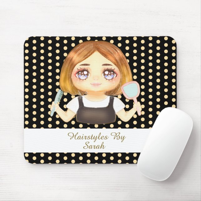 Tapis De Souris Coiffeuse de salon (Avec souris)