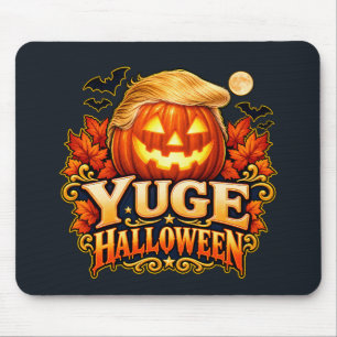 Tapis De Souris Coiffure YUGE Halloween Citrouille