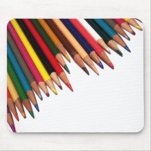 Tapis De Souris Coin crayon coloré