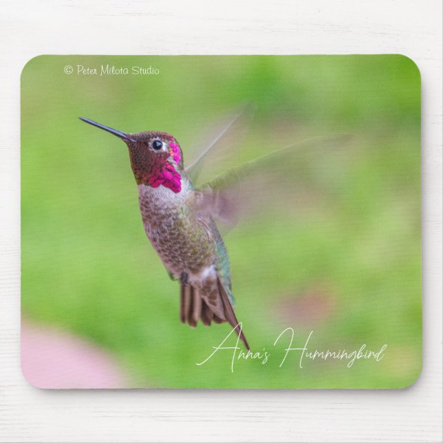 Tapis De Souris Colibri d'Anna (Devant)