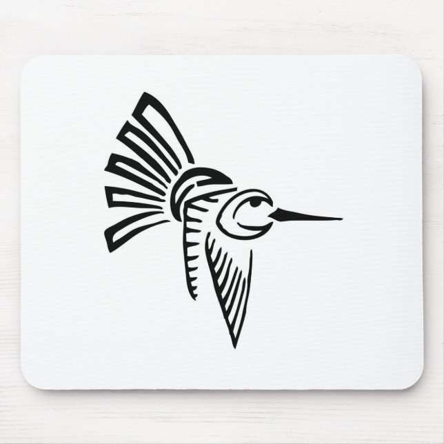 Tapis De Souris Colibri tribal (Devant)