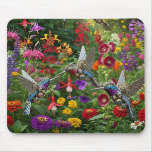 Tapis De Souris Colibris Steampunk