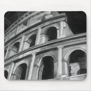 Tapis De Souris Colisée romaine avec dessins architecturaux