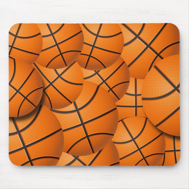 TAPIS DE SOURIS COLLAGE DE BASKET-BALL (Devant)