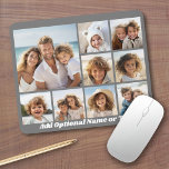 Tapis De Souris Collage de photos Instagram avec 9 photos<br><div class="desc">Utilisez vos photos sans cadres sur celle-ci ! Ajoutez vos photos et instantanés préférés à cette bande pour un garde-mémoire amusant. Une façon artistique d'afficher vos meilleures photos de partage.</div>