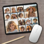 Tapis De Souris Collage de photos Instagram - Jusqu'à 14 photos en<br><div class="desc">Un design avec un arrière - plan coloré. Utilisez jusqu'à quatorze photos carrés pour créer un cadeau unique et personnel. Si vous avez besoin d'ajuster les images,  cliquez sur l'outil personnaliser pour apporter des modifications.</div>