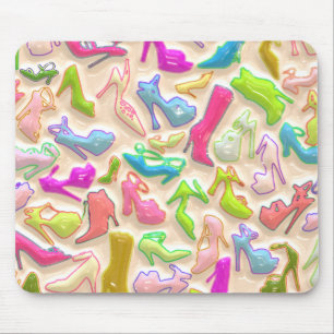 Tapis De Souris Collage des chaussures des femmes