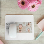 Tapis De Souris Collage Photo & Meilleure grand-mère Jamais Meille<br><div class="desc">"Collage Photo & Best Grandma Ever" est un cadeau magnifique et réfléchi que toute grand-mère aimerait recevoir. Ce cadeau unique combine un collage photo personnalisé avec le message chaleureux "Meilleure grand-mère jamais" pour créer un souvenir significatif et personnalisé. Le collage photo peut être customisé avec votre choix de photos, et...</div>