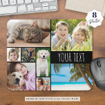 Tapis De Souris Collage photo moderne de 8 photos personnalisé<br><div class="desc">Créez votre propre pavé photo couleur personnalisé avec ce modèle de collage photo facile à télécharger avec 8 images de différentes formes et tailles, horizontales et verticales pour accueillir une grande variété de sujets photo et votre titre ou nom dans votre choix de styles de polices de texte et toutes...</div>